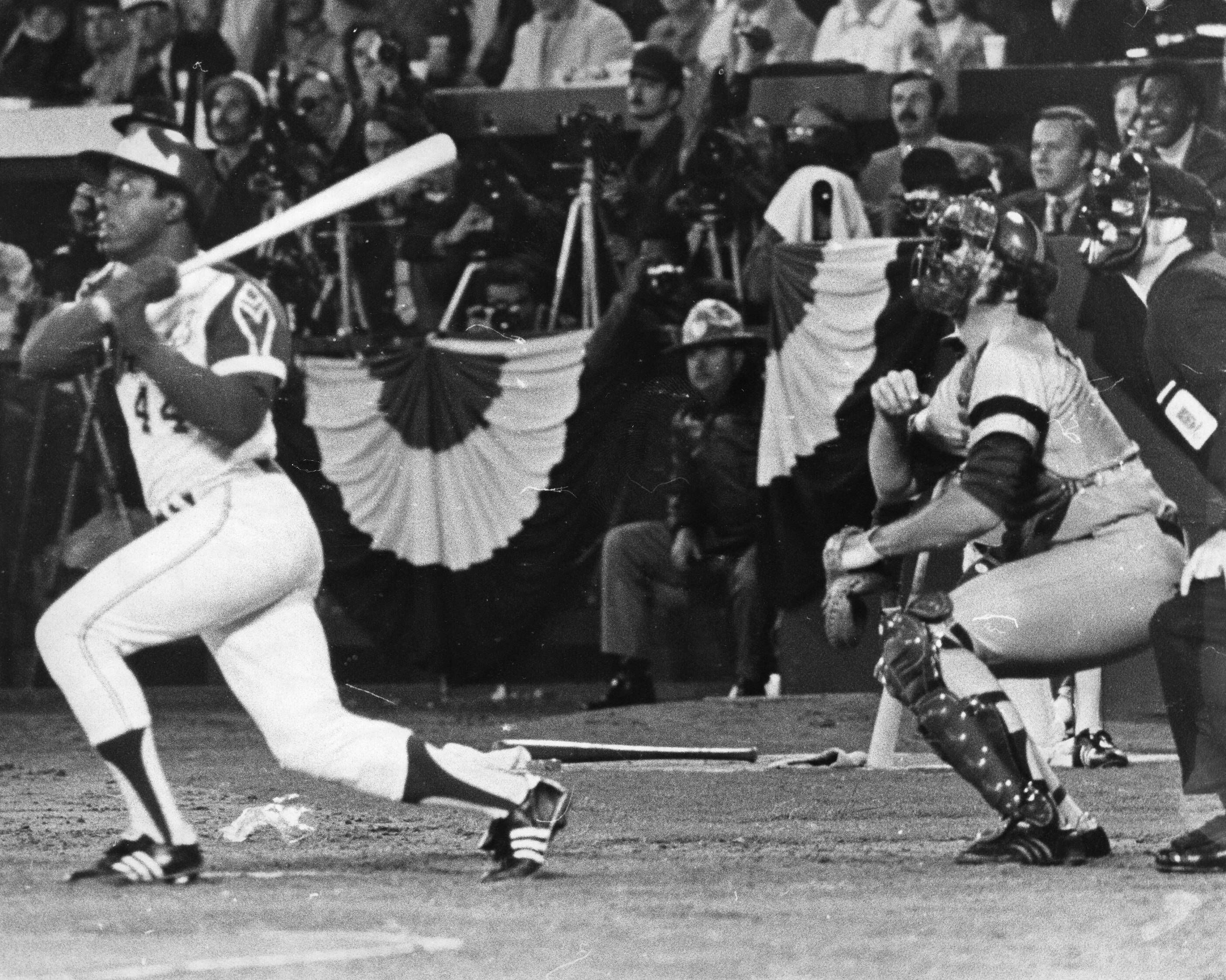 APRIL 8, 1974: CHECK OUT HENRY AARON'S 715TH HOMER!