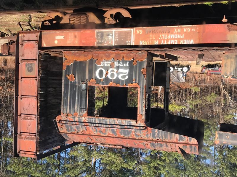 "This is part of engine 290 waiting to be refurbished at the Southeastern Railway Museum in Duluth," wrote Sheila Rotter. "This steam engine was featured in the movie 'Fried Green Tomatoes' in 1991."