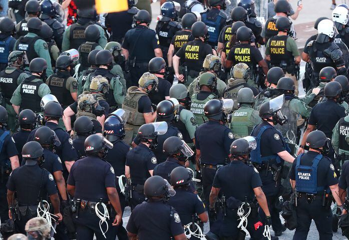 PHOTOS: Fourth day of protests in downtown Atlanta