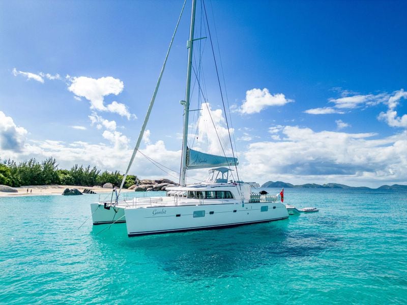 Georgia-based Songs in the Sails Yacht Charters specializes in luxury sailboat cruises aboard catamarans in the British Virgin Islands.
(Courtesy of Songs in the Sails Yacht Charters)