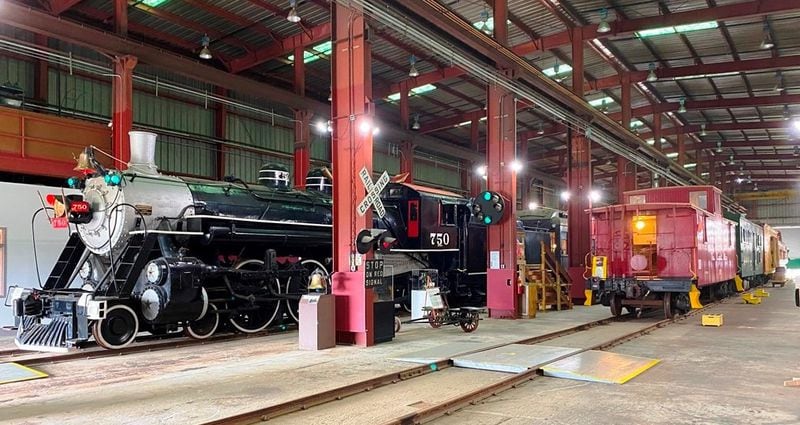 The Southeastern Railway Museum features 35 acres of transportation history. (Courtesy Southeastern Railway Museum)