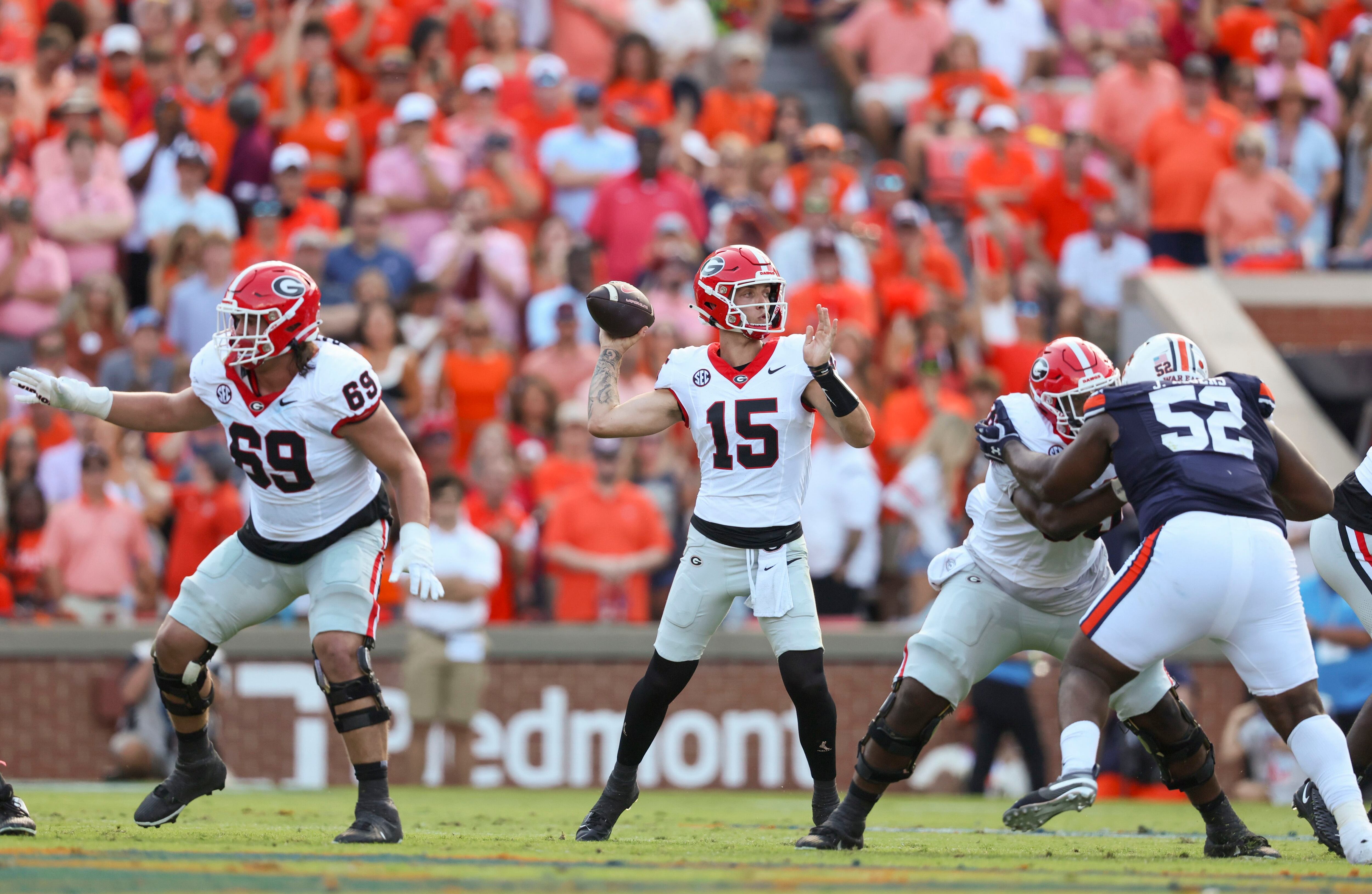 Special to watch' Brock Bowers provides peak moment, leads Georgia's  comeback, Game