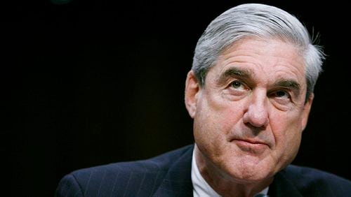 Robert Mueller on February 16, 2011, as he testifies before a Senate Intelligence Committee hearing in Washington, D.C.