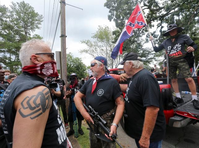 Stone mountain protest