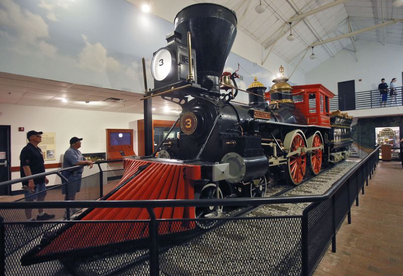 The General, made famous during the Great Locomotive Chase of 1862, is housed at Kennesaw's Southern Museum. BOB ANDRES / BANDRES@AJC.COM