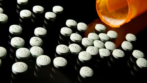 OxyContin, in 80 mg pills, in a 2013 file image. Liz O. Baylen/Los Angeles Times/TNS