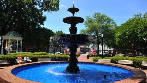 A look at Marietta Square in May 2012.