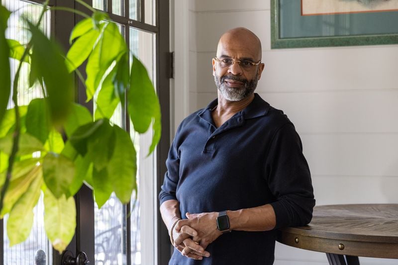 Al Vivian, son of Civil Rights leader C.T. Vivian, pose for a portrait at his home in Atlanta on Monday, April 8, 2024. (Arvin Temkar / arvin.temkar@ajc.com)