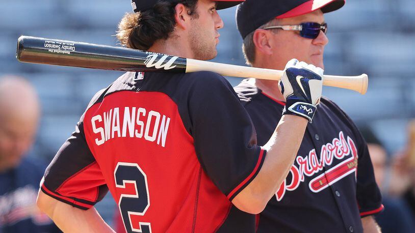 Braves' Dansby Swanson is no Chipper Jones at plate, but they