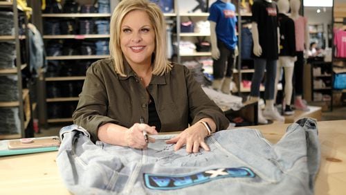 NEW YORK, NEW YORK - JUNE 27:  Nancy Grace visits "Extra" at The Levi's Store Times Square on June 27, 2019 in New York City. (Photo by Dimitrios Kambouris/Getty Images)