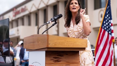 Former U.N. Ambassador Nikki Haley, a potential presidential candidate in 2024, made a campaign stop in Norcross on Friday for Republican U.S. Senate candidate Herschel Walker and Gov. Brian Kemp. “You know I always keep one eye on Georgia as I want to make sure all is going well,” the former South Carolina governor said. “And you’ve got an interesting race here.” (Ben Gray for the Atlanta Journal-Constitution)
