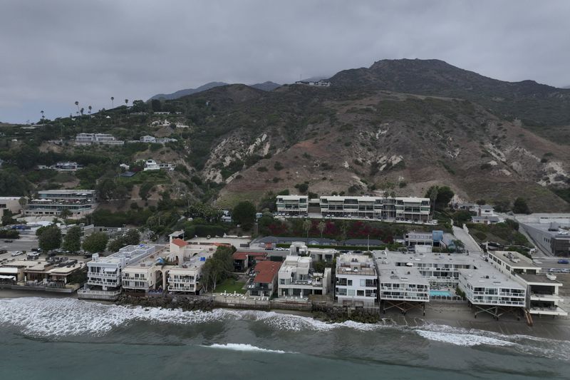 The Pacific coastline is shown Thursday, Sept. 12, 2024, in Malibu, Calif., following a 4.7 magnitude earthquake in the area. (AP Photo/Jae C. Hong)