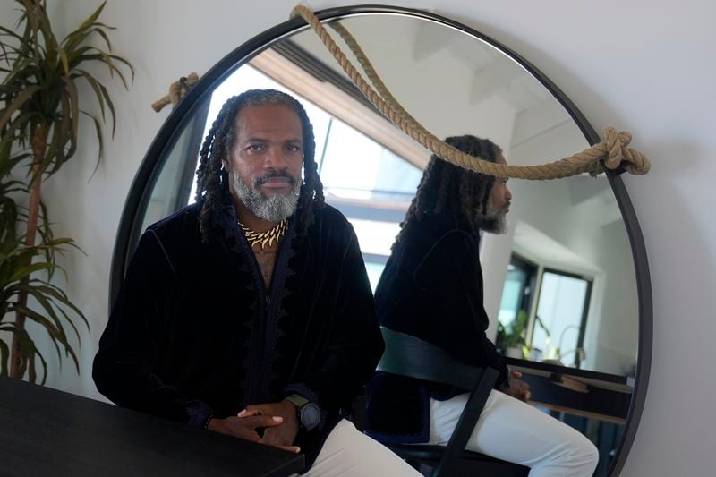 Stephen DeBerry, Founder & Managing Partner of the Bronze Venture Fund, poses for photos in Mill Valley, Calif., Thursday, Aug. 8, 2024. (AP Photo/Jeff Chiu)