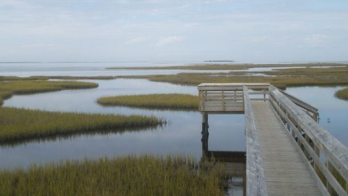 Scenic St. Joseph Bay on one side of Cape San Blas is a protected marine sanctuary.