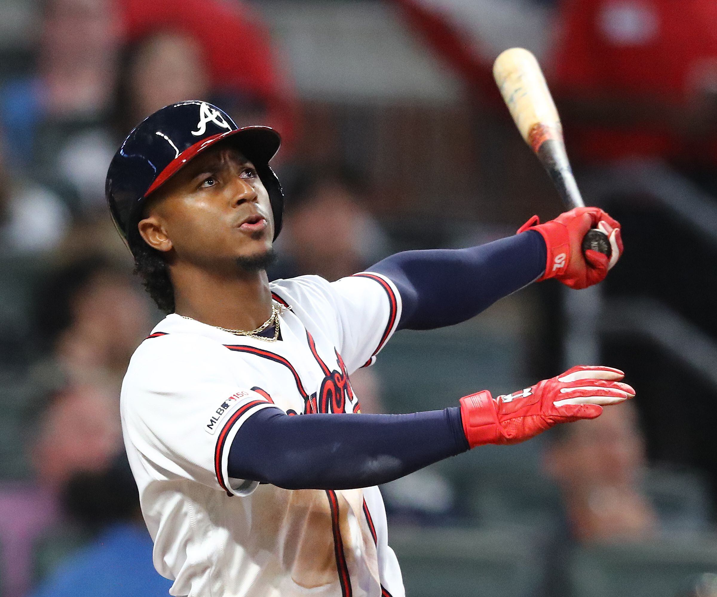 Ozzie Albies press conference announcing 7-year contract extension