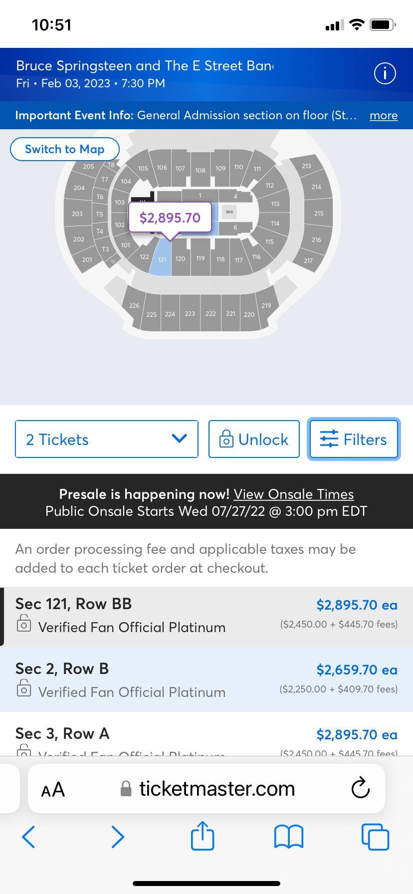 10 am on the dot. Fuck you Ticketmaster and scalpers. : r/eagles