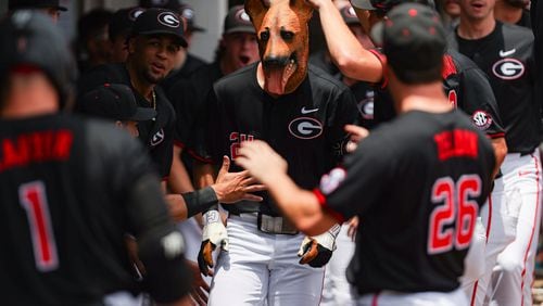 Georgia's Charlie Condon (24) during Georgia's game against Army during the first round of the NCAA Athens Regional Tournament at Foley Field in Athens, Ga., on Friday, May 31, 2024. (Kari Hodges/UGAAA)