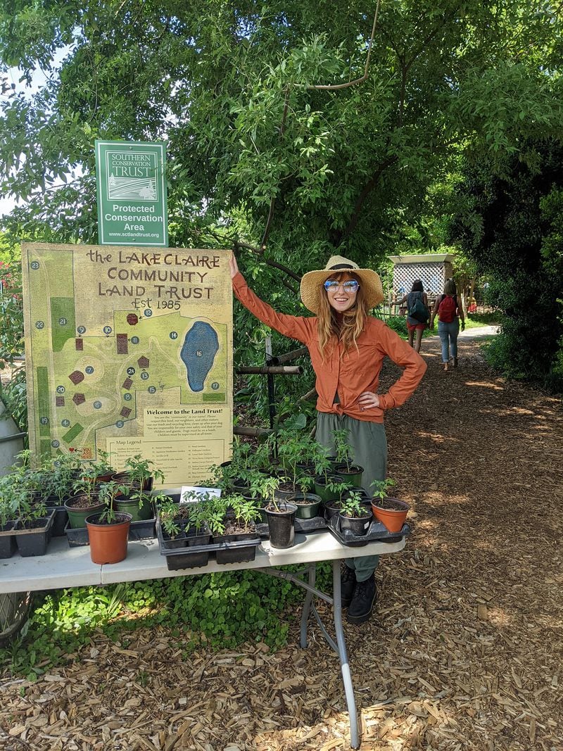 Foraging enthusiast Morgan Strickland teaches classes in the trendy topic at the Lake Claire Community Land Trust. 
(Courtesy of Morgan Strickland)