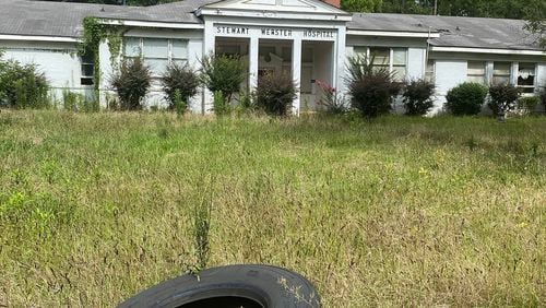 The Stewart Webster Hospital in Richland, Ga., has been closed for about a decade. (Andy Miller/Georgia Health News)