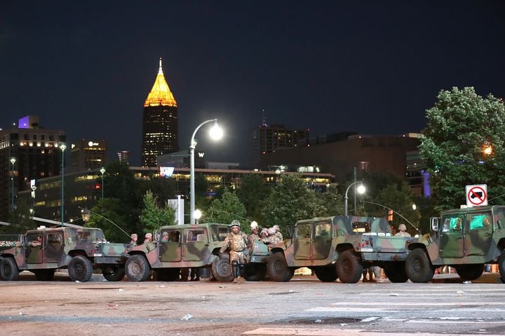 PHOTOS: Fourth day of protests in downtown Atlanta