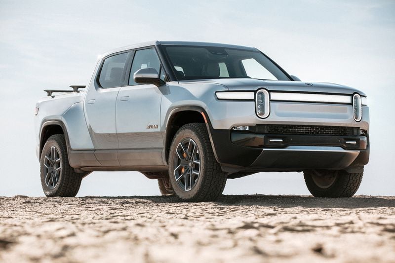 Rivian Automotive's all-electric pickup truck: The R1T. (Rivian Automotive Inc./TNS)