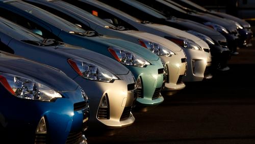 Consumers searching for a used car will face more significant challenges ahead. File image of cars for sale on the lot at AutoNation Toyota Cerritos in 2014 in Cerritos, California. (Rick Loomis/Los Angeles Times/TNS)