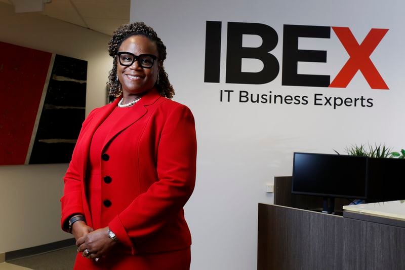 President and CEO of IBEX Experts Tracey Grace poses for a photograph on Wednesday, Oct. 13, 2023.

Miguel Martinez /miguel.martinezjimenez@ajc.com