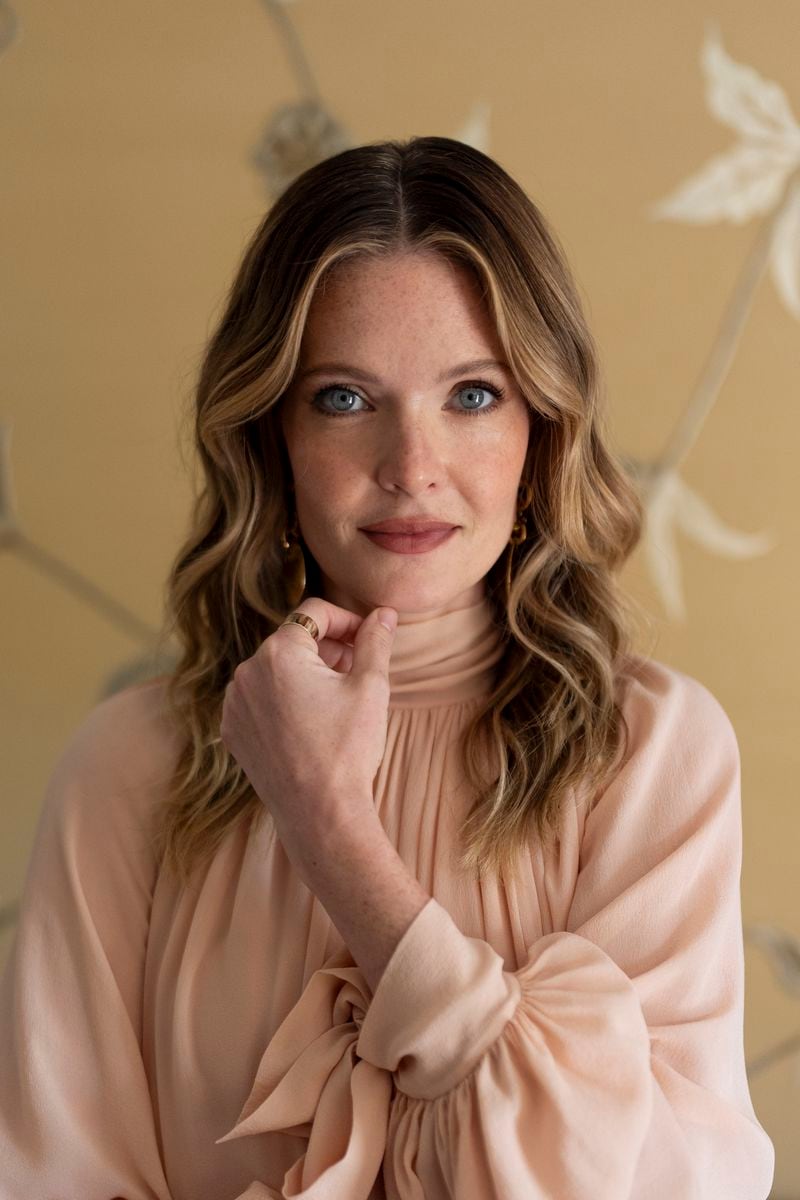 Meghann Fahy poses for a portrait to promote "The Perfect Couple" on Wednesday, Sept. 4, 2024, in Los Angeles. (AP Photo/Jae C. Hong)