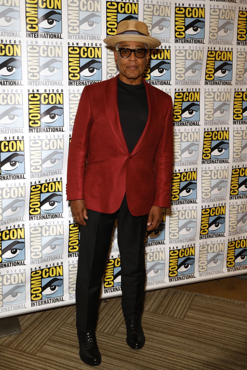 Giancarlo Esposito attends a press line for "Marvel Studios" during Comic-Con International on Saturday, July 27, 2024, in San Diego. (Photo by Christy Radecic/Invision/AP)