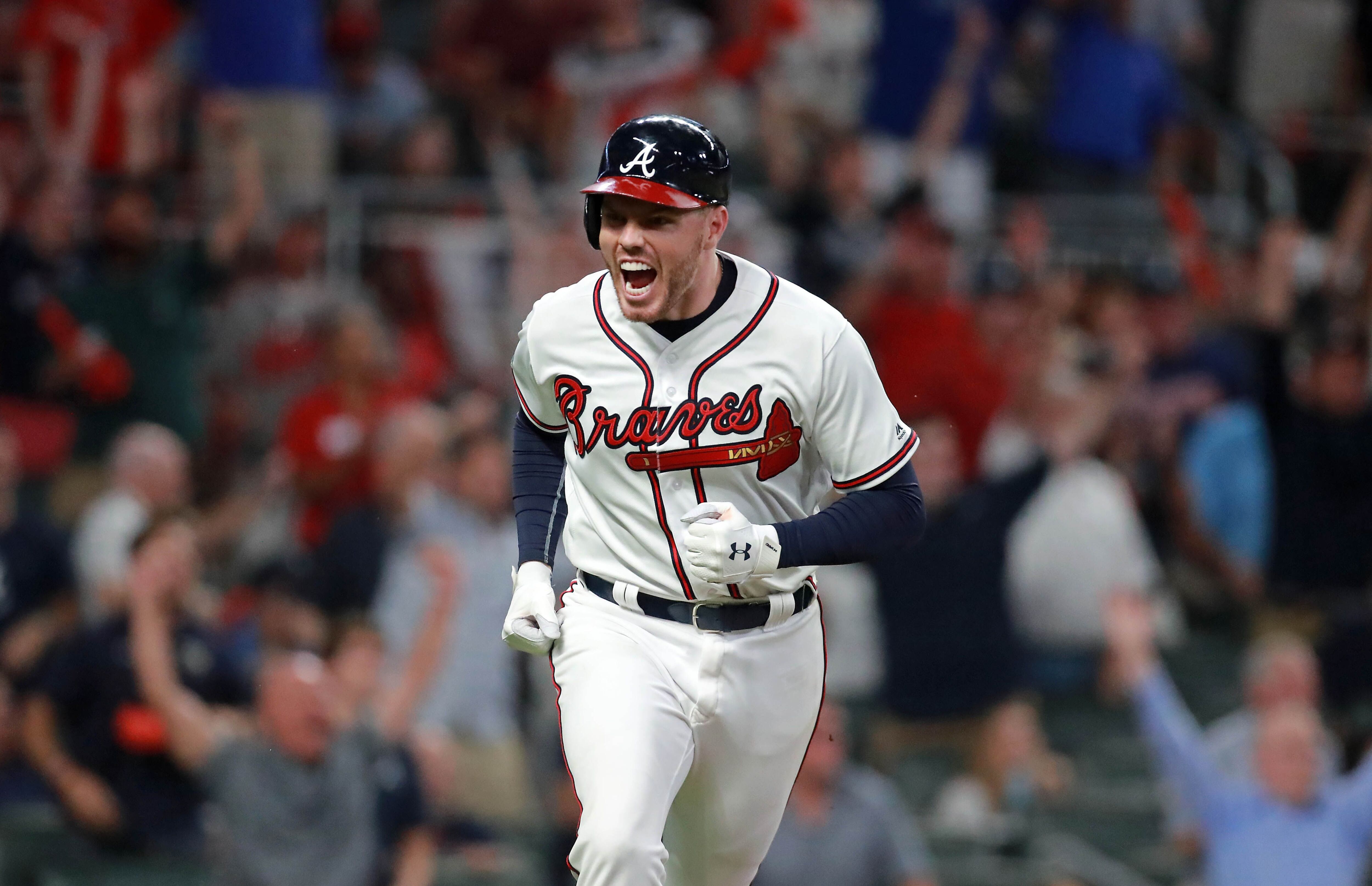 Fred-die!' does it: Freeman's homer lifts Braves over Dodgers in