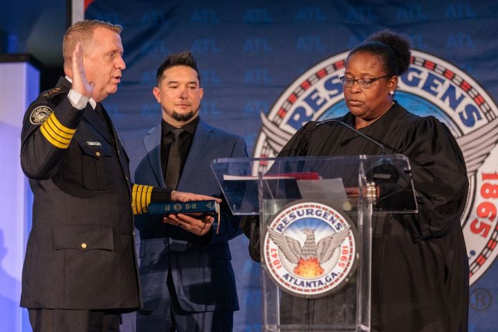 Atlanta Police Chief gets sworn in