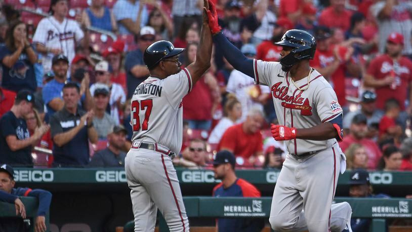 Braves score 5 in first inning, cruise past Cardinals