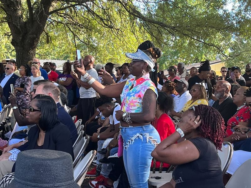 Hundreds of people attended the vigil for the shooting victims in Jacksonville on Sunday, August 27, 2023.