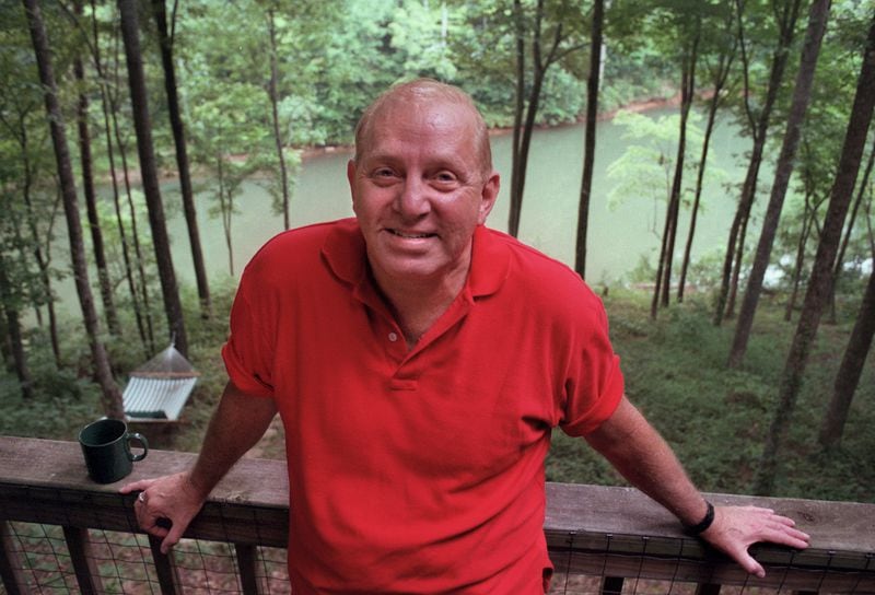  Carey Carter at his Blue Ridge Cabin in 2004. AJC file photo: William Berry