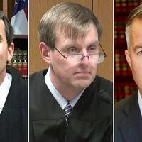 Three judges selected to hear the Fani Willis appeal: Judge Benjamin Land; Judge Todd Markle; and Judge Trenton Brown. (Benjamin Land; Nydia Tisdale/Wikimedia; Trenton Brown)