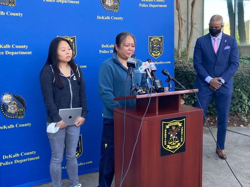 Grace Kwon (left) and her sister Katherine are still searching for their father more than a year after the Chamblee man's disappearance.