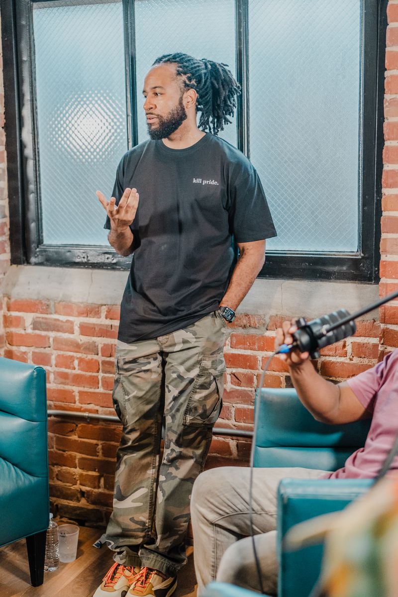 Terrence Smith launched Kill Pride Club, a community dedicated to encouraging Black men to talk about their mental health, in July 2023. Courtesy of Joshua McCarty
