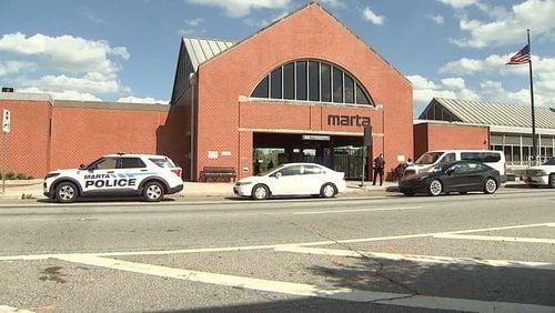 Police are investigating a deadly shooting at the East Point MARTA station on Sunday.