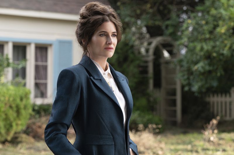 This image released by Disney+ shows Kathryn Hahn, as Agatha Harkness, in Marvel Television's "Agatha All Along." (Chuck Zlotnick/Marvel-Disney+ via AP)