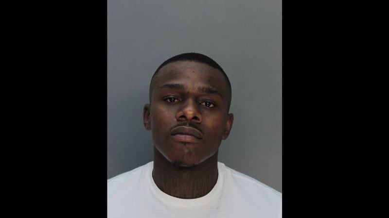 Dababy, whose real name is Jonathan Kirk, was arrested for a past battery charge in Miami Thursday.