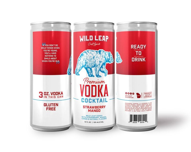 Wild Leap's premium vodka now comes in the form of 12-oz ready-to-drink canned cocktails
Courtesy of Wild Leap