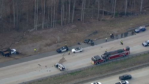 Four people were injured after authorities said a driver attempted to flee law enforcement Thursday afternoon in Forsyth County.