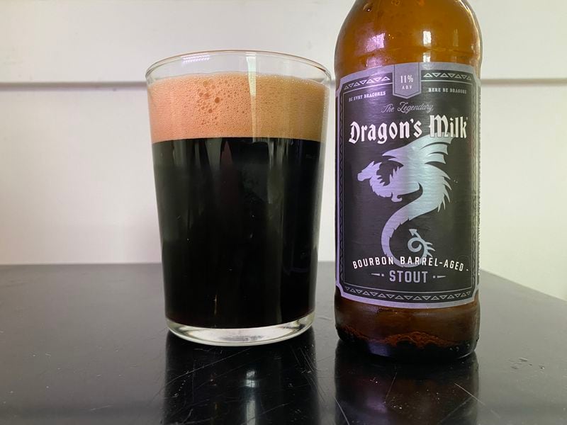 New Holland Brewing's Dragon’s Milk bourbon barrel-aged stout is boozy but balanced. Bob Townsend for The Atlanta Journal-Constitution