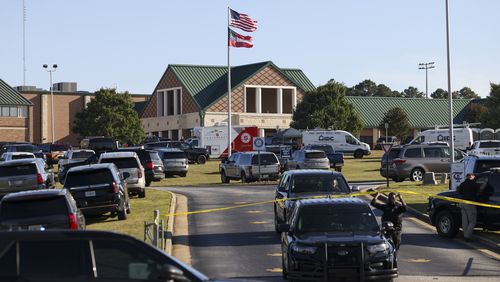 Four people were shot to death at Apalachee High School on Wednesday.