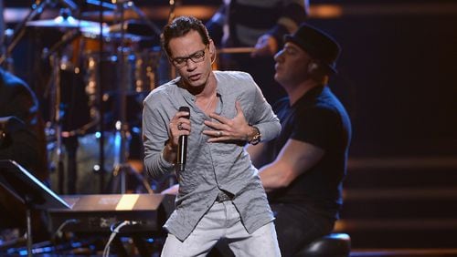 MIAMI, FL - FEBRUARY 19: Marc Anthony performs on stage at the 2015 Premios Lo Nuestros Awards at American Airlines Arena on February 19, 2015 in Miami, Florida. (Photo by Rodrigo Varela/Getty Images For Univision) Marc Anthony will visit Philips Arena this fall. Photo: Getty Images.