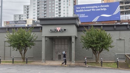 The Elleven45 nightclub on Peachtree Road in Buckhead has been sued by the parents of a 21-year-old university student fatally shot inside the premises on May 12. Two people died and four others were injured in the shooting. (John Spink/AJC)