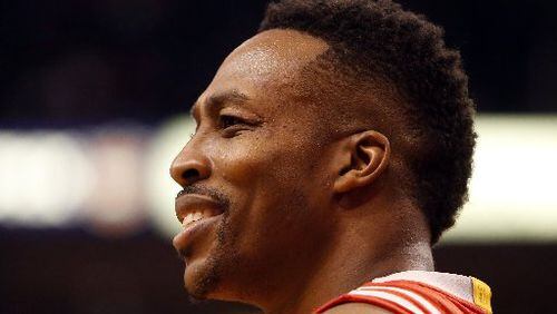 Dwight Howard is returning home to the play for the Hawks. (AP Photo)