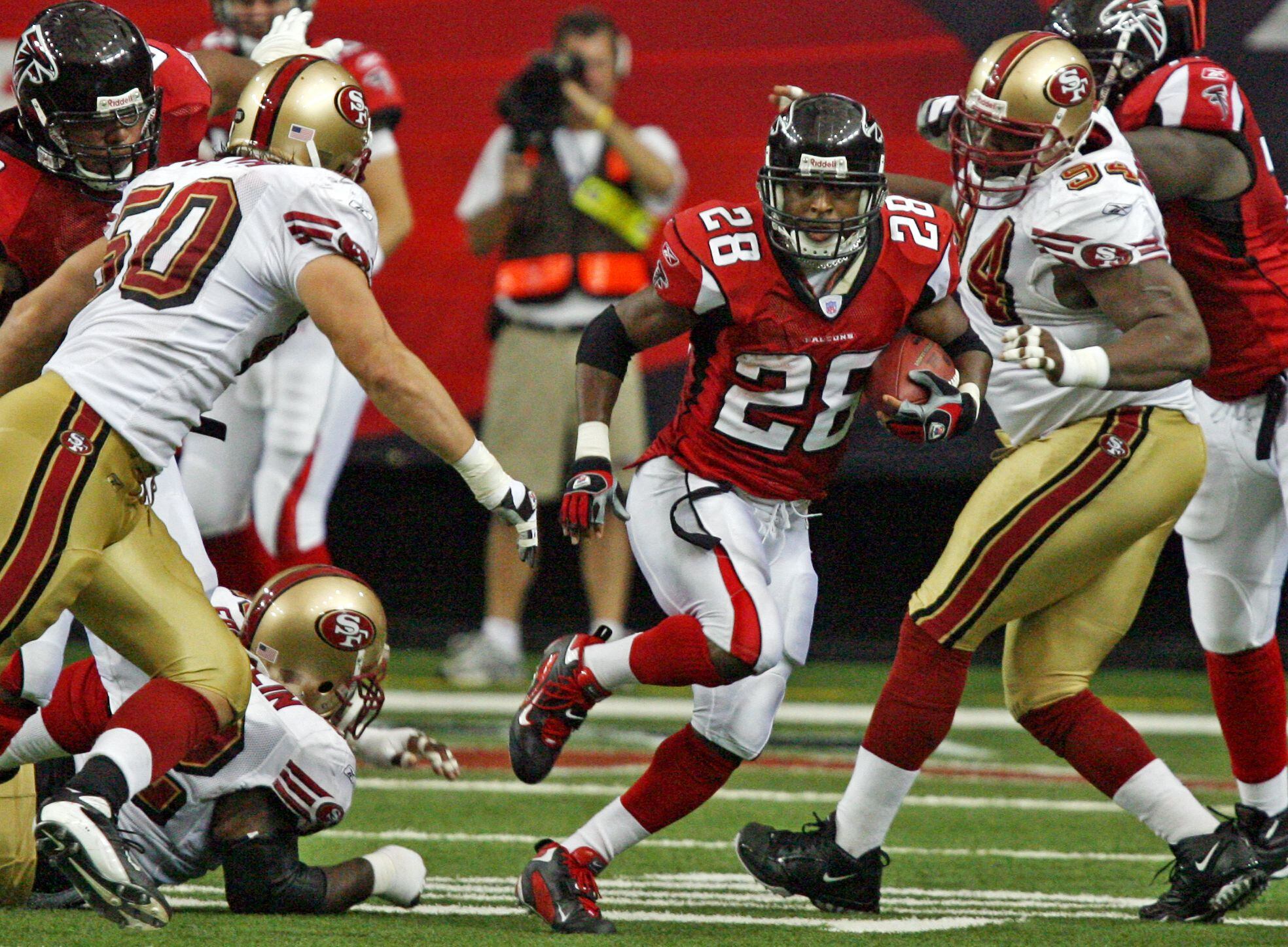 Looking back: Former Falcons standout Warrick Dunn