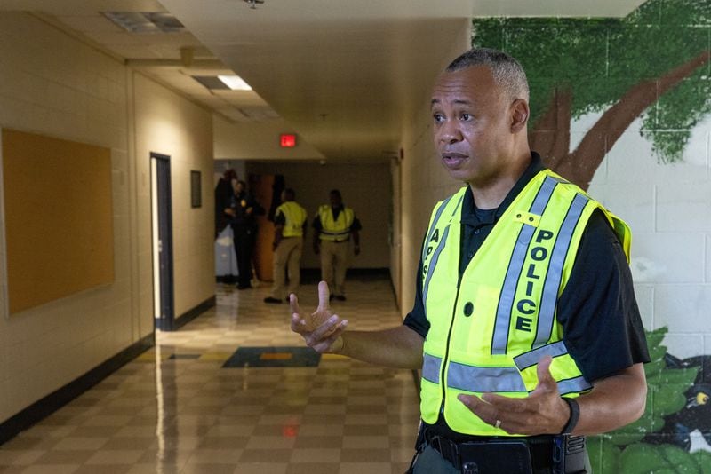 Atlanta Public Schools police chief Ronald Applin finds it "very frustrating" that some students resort to using guns to solve problems. (Steve Schaefer/The Atlanta Journal-Constitution/TNS)