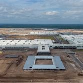 This aerial photo shows Hyundai Motor Group's electric vehicle factory in Bryan County during the summer of 2024 as construction neared its completion.